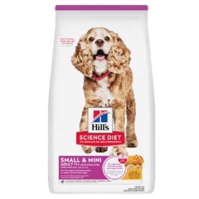 Small and Mini Science Diet Hill's Dry