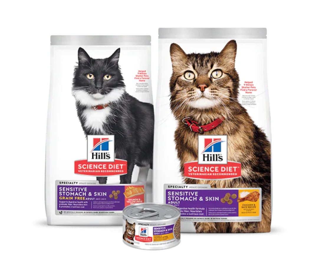Science light and perfect weight cat food
