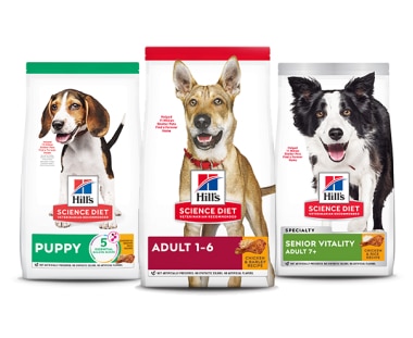 Lifestage dog foods