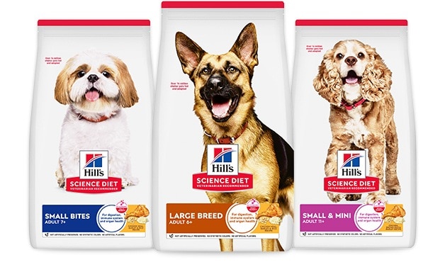 適合不同品種體型的希爾思寵物食品 (Science Diet)