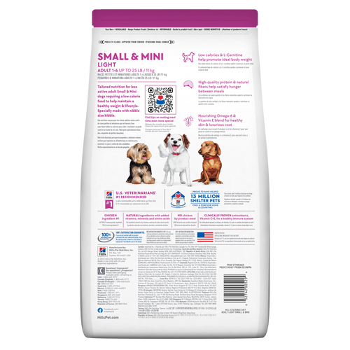 science diet small breed light